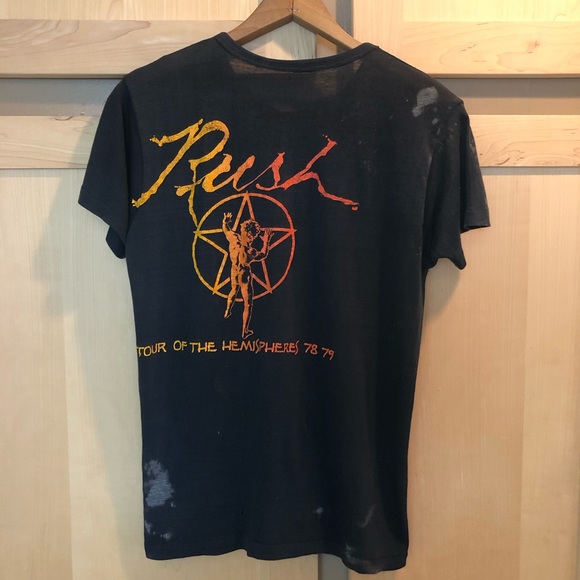 Vintage 70s Rush Band Tour Shirt - Picture 5 of 8